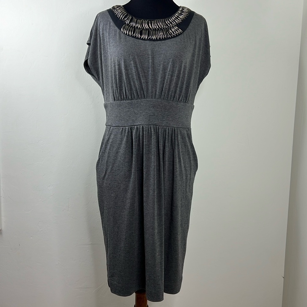 SHOSHANNA Grey Dress 8